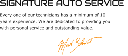 Signature Auto Service